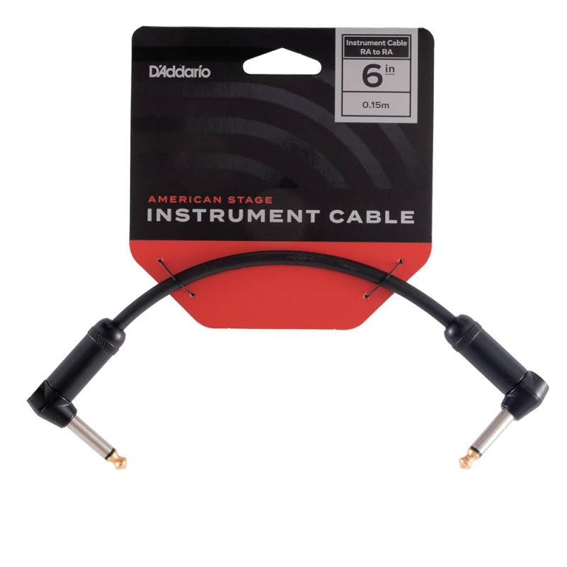  Кабель инструментальный D'ADDARIO PW-AMSPRR-105 American Stage Patch (15cm)